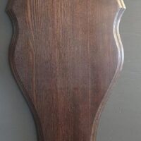 Trophäenschild Rothirsch (dunkel oder hell)