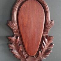 Trophäenschild Tiefschnitz für Sika- und Damhirsch