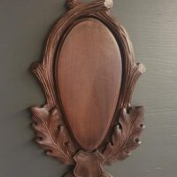 Trophäenschild Tiefschnitz für Rehbock