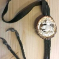 Hemdkordel mit Wildschwein-Motiv, Hirschhorn