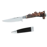 Jagdmesser mit Rehhorn handgeschmiedet Solingen