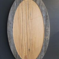 Hirschschild aus Altholz