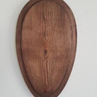Trophäenschild für Rothirsch