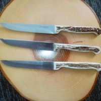 Steakmesser aus echtem Hirschhorn