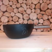 Fonduekachel Chaquelon mit Jagdmotiv