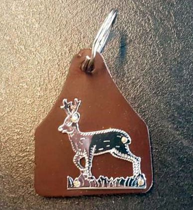 Schlüsselanhänger Rehbock urnäscher Handarbeit Appenzell