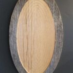 Hirschschild aus Altholz für Sika- und Damwild