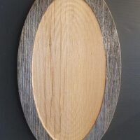 Hirschschild aus Altholz für Sika- und Damwild