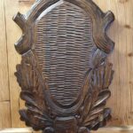 Trophäenschild für Hirsch
