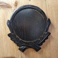 Trophäenschild Wildschwein geschnitzt