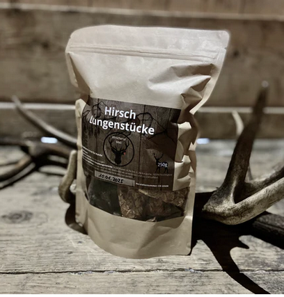 Hirsch-Lungenfleisch-Hundefutter