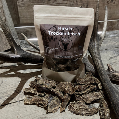 Hirsch Trockenfleisch-Hundefutter