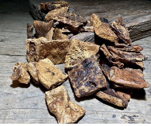 Hirsch-Lungenstücke als Hundefutter